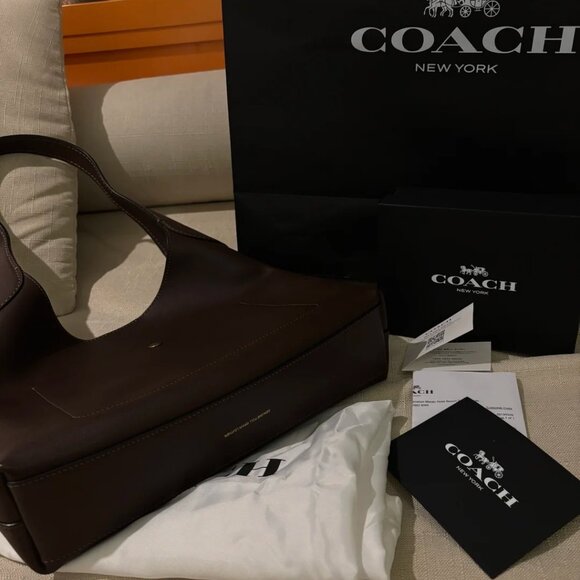 Coach Brooklyn Shoulder Bag 28 – BrassMaple NWT with Dust Bag - Picture 2 of 6